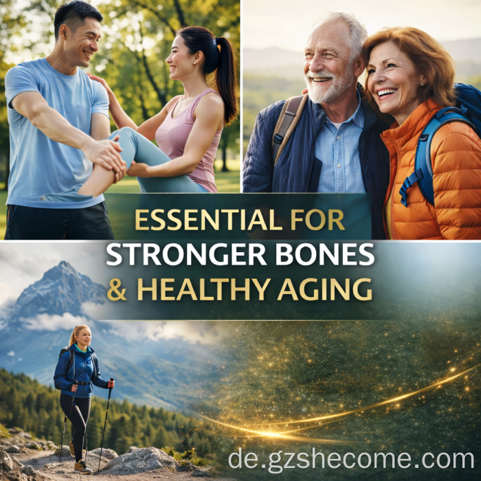 Shecome Calcium Softgels Vitamin D3 Unterstützung der Knochengesundheit
